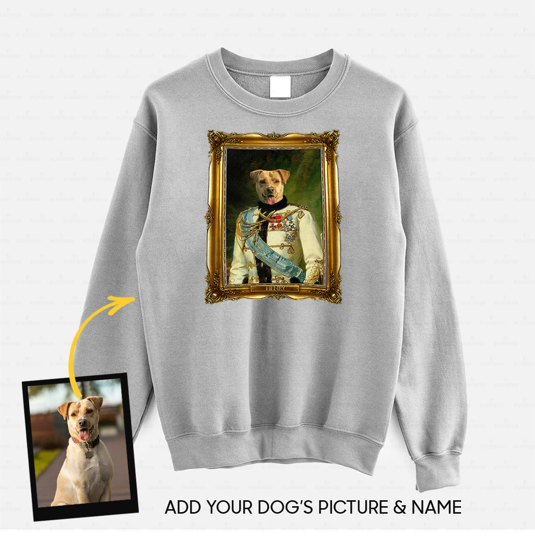 Personalized Dog Gift Idea - Royal Dog's Portrait 52 For Dog Lovers - Standard Crew Neck Sweatshirt