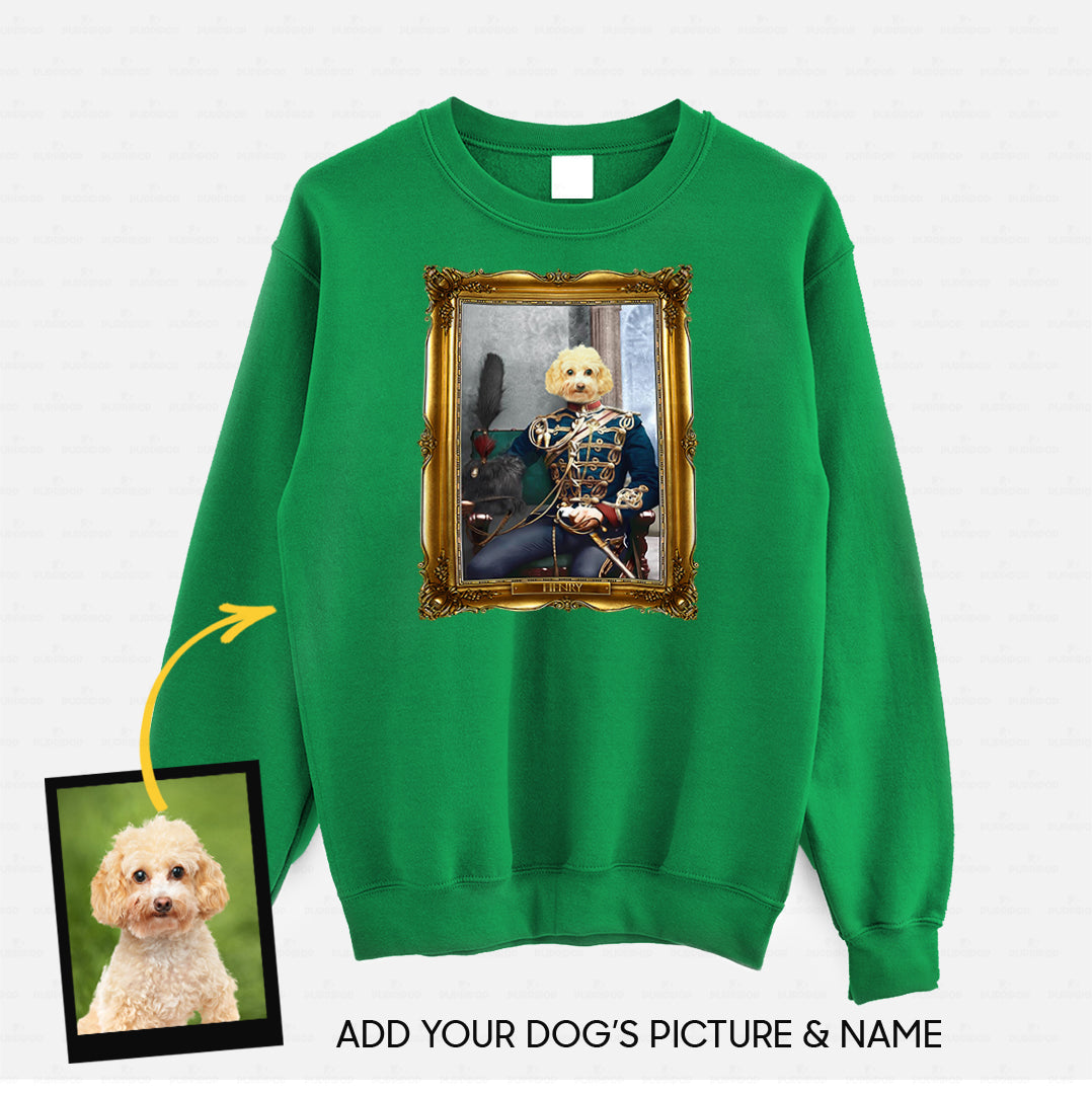 Personalized Dog Gift Idea - Royal Dog's Portrait 49 For Dog Lovers - Standard Crew Neck Sweatshirt