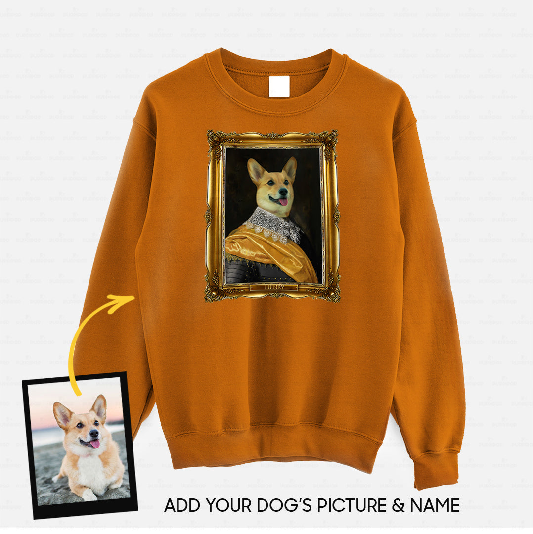 Personalized Dog Gift Idea - Royal Dog's Portrait 51 For Dog Lovers - Standard Crew Neck Sweatshirt