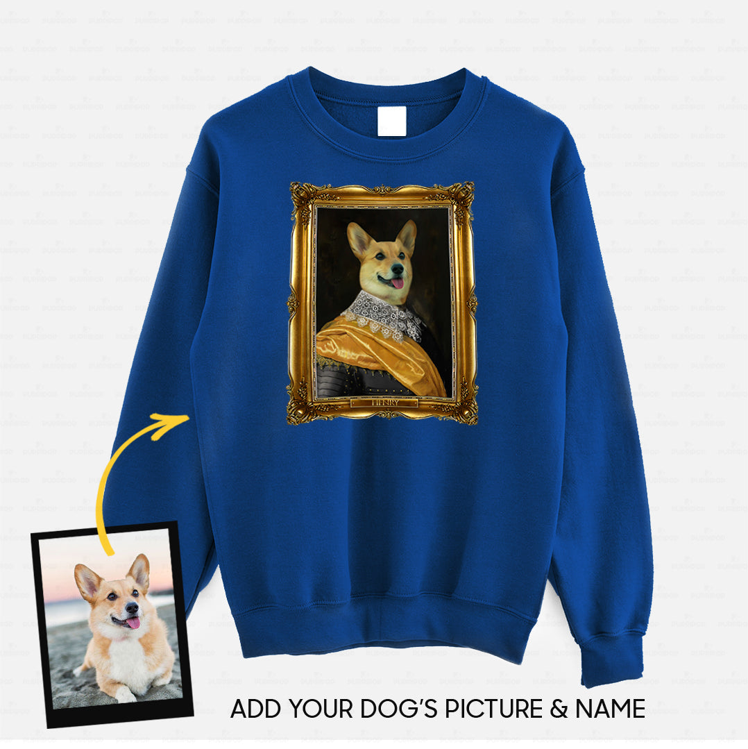 Personalized Dog Gift Idea - Royal Dog's Portrait 51 For Dog Lovers - Standard Crew Neck Sweatshirt