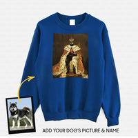 Thumbnail for Personalized Dog Gift Idea - Royal Dog's Portrait 53 For Dog Lovers - Standard Crew Neck Sweatshirt