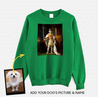 Thumbnail for Personalized Dog Gift Idea - Royal Dog's Portrait 55 For Dog Lovers - Standard Crew Neck Sweatshirt