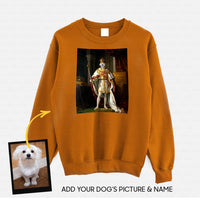 Thumbnail for Personalized Dog Gift Idea - Royal Dog's Portrait 55 For Dog Lovers - Standard Crew Neck Sweatshirt