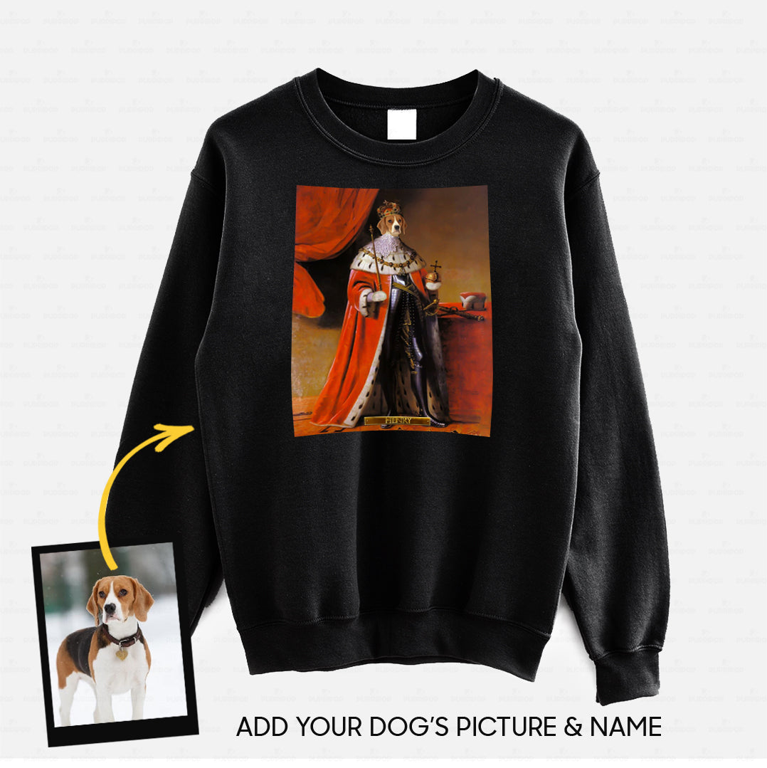 Personalized Dog Gift Idea - Royal Dog's Portrait 56 For Dog Lovers - Standard Crew Neck Sweatshirt