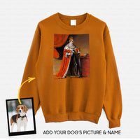 Thumbnail for Personalized Dog Gift Idea - Royal Dog's Portrait 56 For Dog Lovers - Standard Crew Neck Sweatshirt