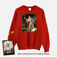 Thumbnail for Personalized Dog Gift Idea - Royal Dog's Portrait 57 For Dog Lovers - Standard Crew Neck Sweatshirt