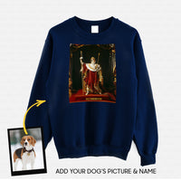 Thumbnail for Personalized Dog Gift Idea - Royal Dog's Portrait 58 For Dog Lovers - Standard Crew Neck Sweatshirt