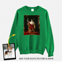 Thumbnail for Personalized Dog Gift Idea - Royal Dog's Portrait 58 For Dog Lovers - Standard Crew Neck Sweatshirt
