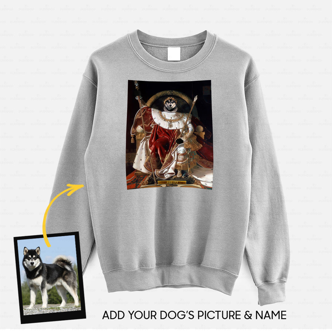Personalized Dog Gift Idea - Royal Dog's Portrait 59 For Dog Lovers - Standard Crew Neck Sweatshirt