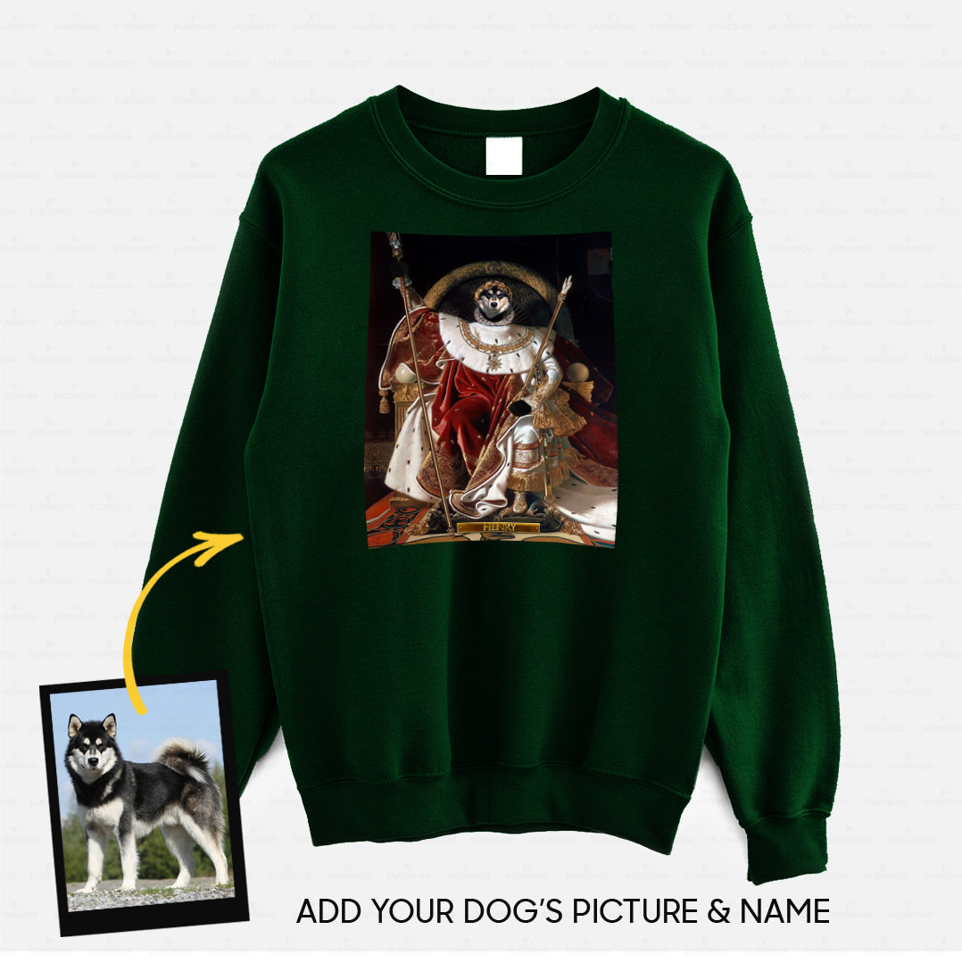 Personalized Dog Gift Idea - Royal Dog's Portrait 59 For Dog Lovers - Standard Crew Neck Sweatshirt
