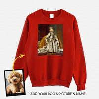 Thumbnail for Personalized Dog Gift Idea - Royal Dog's Portrait 60 For Dog Lovers - Standard Crew Neck Sweatshirt