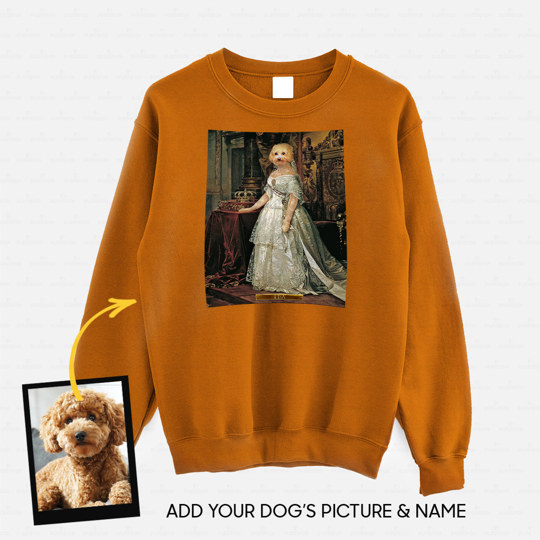 Personalized Dog Gift Idea - Royal Dog's Portrait 62 For Dog Lovers - Standard Crew Neck Sweatshirt
