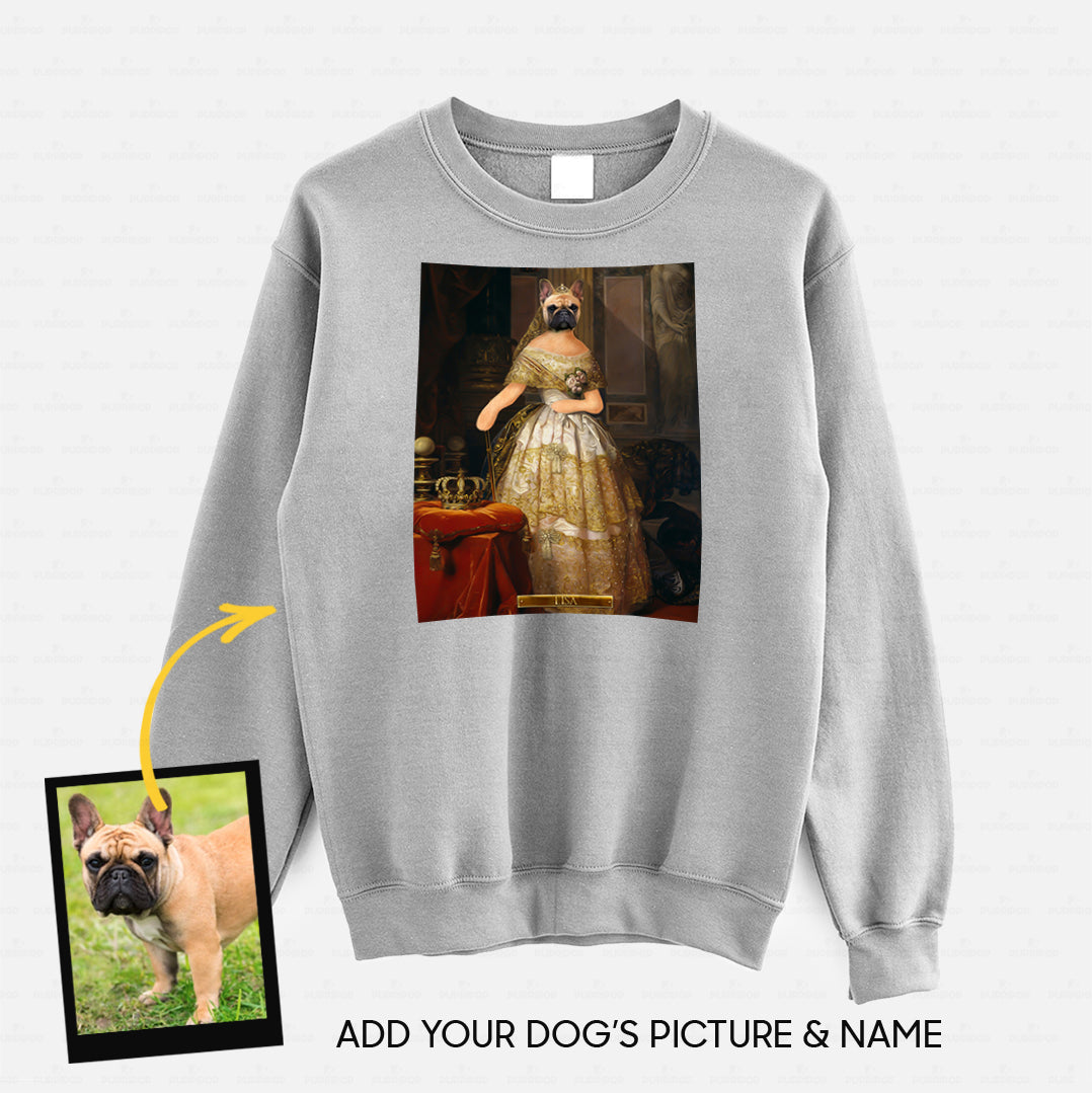 Personalized Dog Gift Idea - Royal Dog's Portrait 63 For Dog Lovers - Standard Crew Neck Sweatshirt