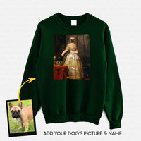 Thumbnail for Personalized Dog Gift Idea - Royal Dog's Portrait 63 For Dog Lovers - Standard Crew Neck Sweatshirt