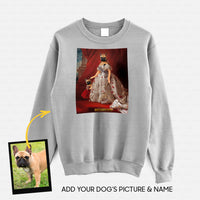 Thumbnail for Personalized Dog Gift Idea - Royal Dog's Portrait 64 For Dog Lovers - Standard Crew Neck Sweatshirt