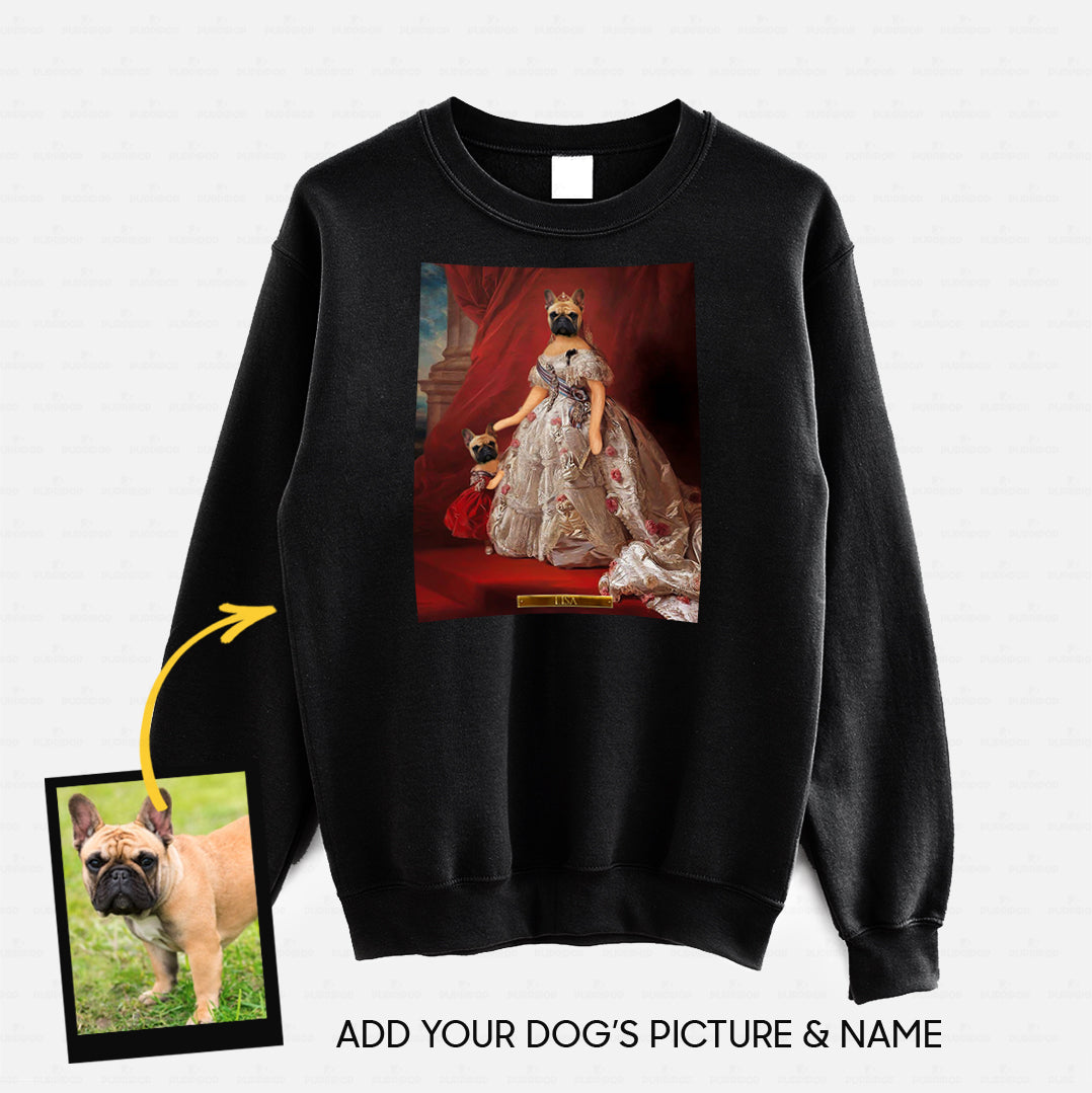 Personalized Dog Gift Idea - Royal Dog's Portrait 64 For Dog Lovers - Standard Crew Neck Sweatshirt