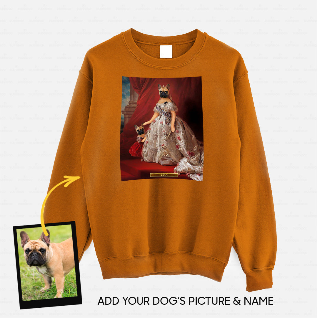 Personalized Dog Gift Idea - Royal Dog's Portrait 64 For Dog Lovers - Standard Crew Neck Sweatshirt
