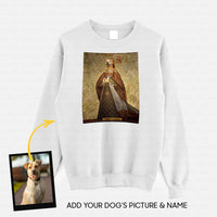 Thumbnail for Personalized Dog Gift Idea - Royal Dog's Portrait 67 For Dog Lovers - Standard Crew Neck Sweatshirt