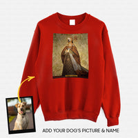 Thumbnail for Personalized Dog Gift Idea - Royal Dog's Portrait 67 For Dog Lovers - Standard Crew Neck Sweatshirt