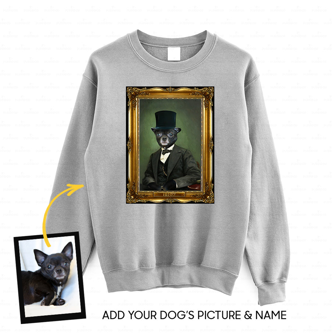 Personalized Dog Gift Idea - Royal Dog's Portrait 8 For Dog Lovers - Standard Crew Neck Sweatshirt