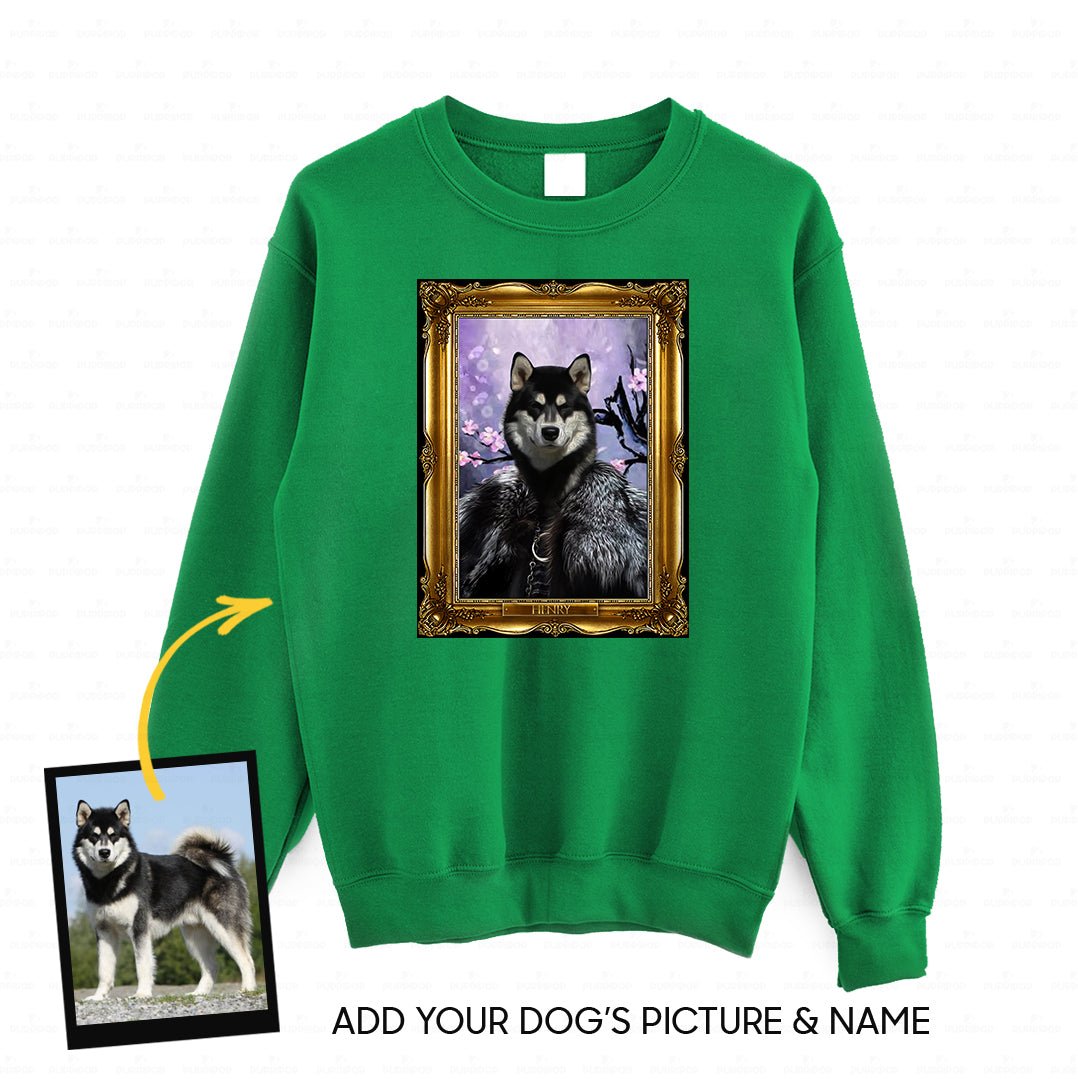 Personalized Dog Gift Idea - Royal Dog's Portrait 10 For Dog Lovers - Standard Crew Neck Sweatshirt
