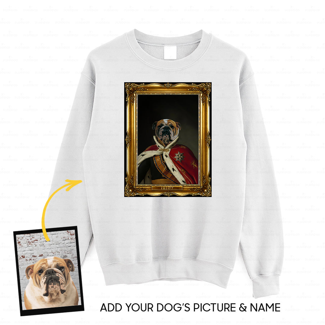 Personalized Dog Gift Idea - Royal Dog's Portrait 11 For Dog Lovers - Standard Crew Neck Sweatshirt