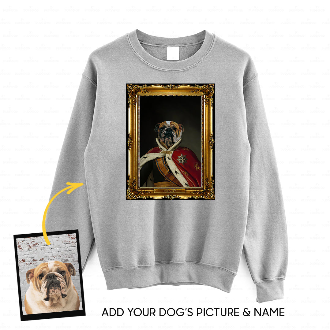 Personalized Dog Gift Idea - Royal Dog's Portrait 11 For Dog Lovers - Standard Crew Neck Sweatshirt