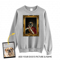 Thumbnail for Personalized Dog Gift Idea - Royal Dog's Portrait 11 For Dog Lovers - Standard Crew Neck Sweatshirt
