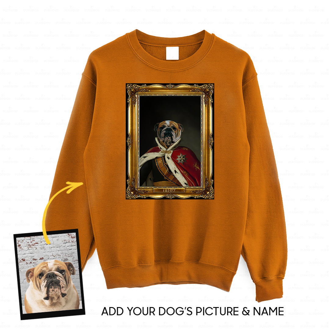 Personalized Dog Gift Idea - Royal Dog's Portrait 11 For Dog Lovers - Standard Crew Neck Sweatshirt