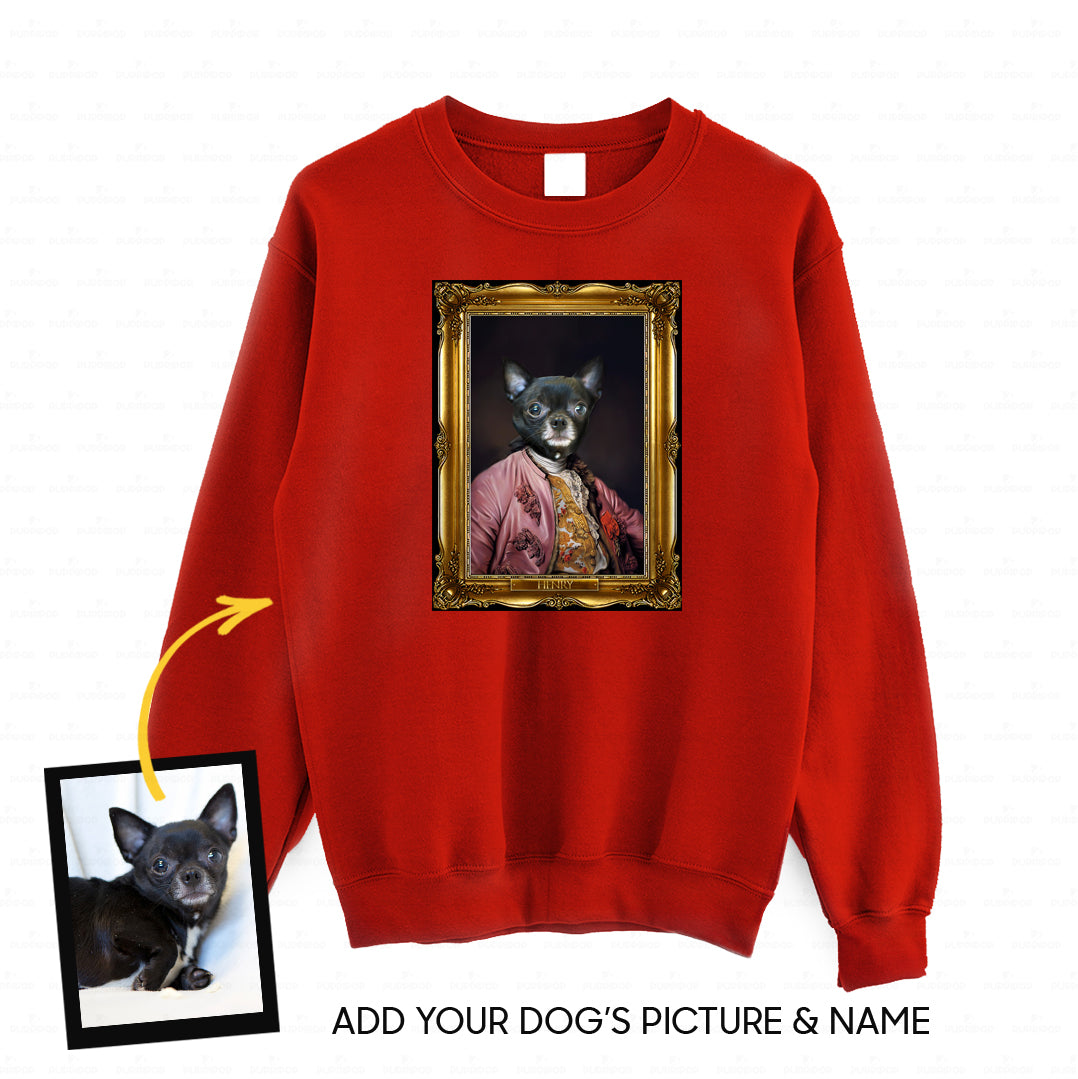 Personalized Dog Gift Idea - Royal Dog's Portrait 12 For Dog Lovers - Standard Crew Neck Sweatshirt