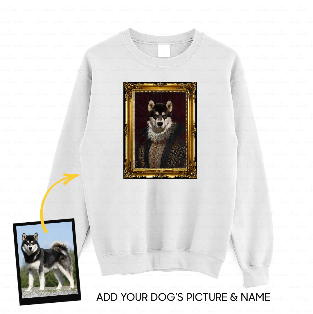Personalized Dog Gift Idea - Royal Dog's Portrait 15 For Dog Lovers - Standard Crew Neck Sweatshirt