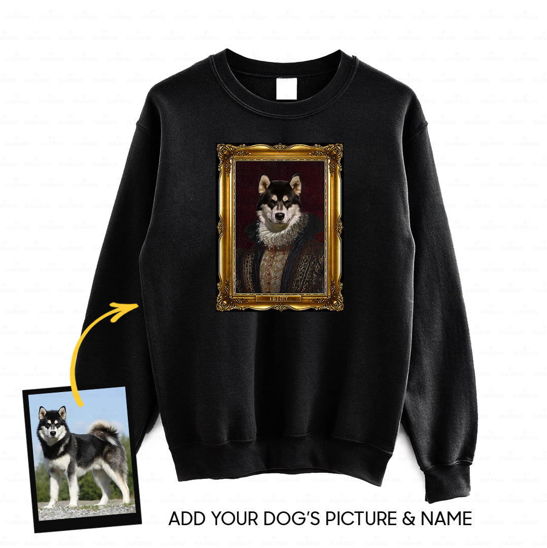 Personalized Dog Gift Idea - Royal Dog's Portrait 15 For Dog Lovers - Standard Crew Neck Sweatshirt