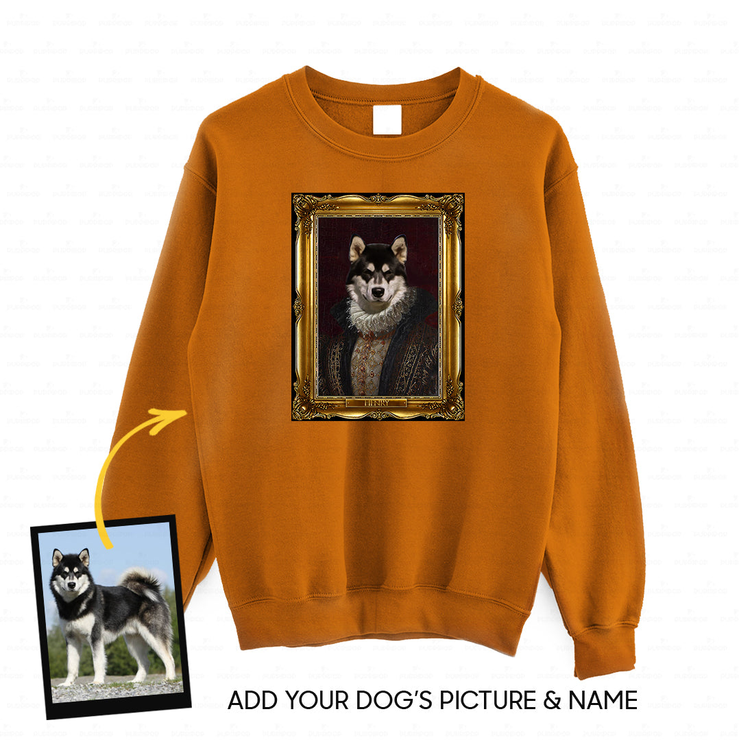 Personalized Dog Gift Idea - Royal Dog's Portrait 15 For Dog Lovers - Standard Crew Neck Sweatshirt