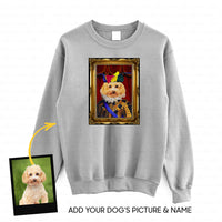 Thumbnail for Personalized Dog Gift Idea - Royal Dog's Portrait 17 For Dog Lovers - Standard Crew Neck Sweatshirt