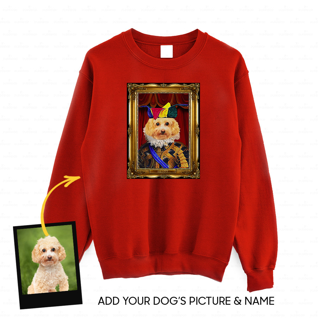 Personalized Dog Gift Idea - Royal Dog's Portrait 17 For Dog Lovers - Standard Crew Neck Sweatshirt