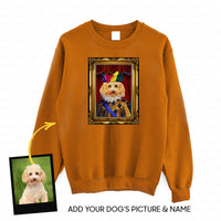 Thumbnail for Personalized Dog Gift Idea - Royal Dog's Portrait 17 For Dog Lovers - Standard Crew Neck Sweatshirt