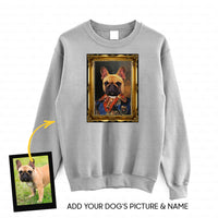 Thumbnail for Personalized Dog Gift Idea - Royal Dog's Portrait 16 For Dog Lovers - Standard Crew Neck Sweatshirt