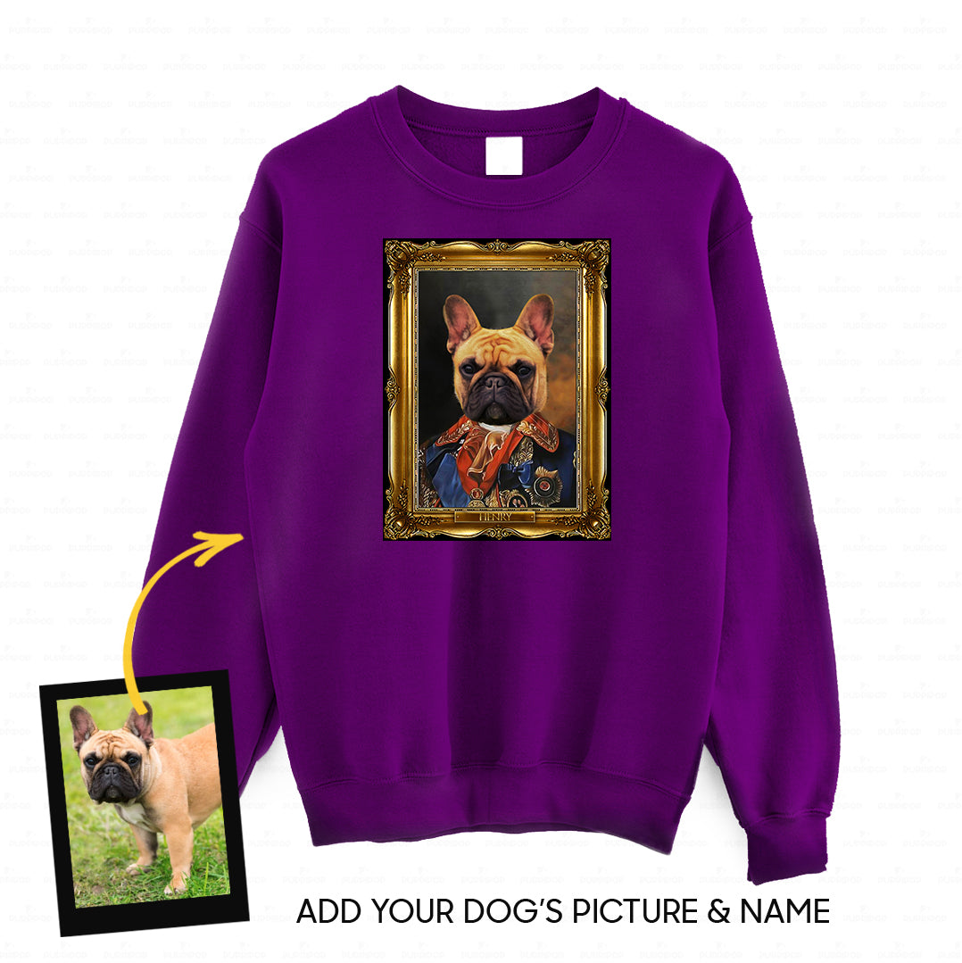Personalized Dog Gift Idea - Royal Dog's Portrait 16 For Dog Lovers - Standard Crew Neck Sweatshirt