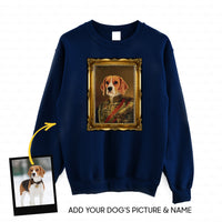 Thumbnail for Personalized Dog Gift Idea - Royal Dog's Portrait 20 For Dog Lovers - Standard Crew Neck Sweatshirt