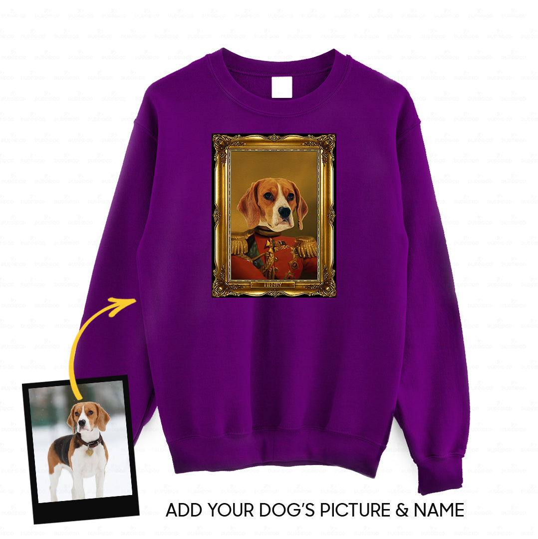 Personalized Dog Gift Idea - Royal Dog's Portrait 21 For Dog Lovers - Standard Crew Neck Sweatshirt