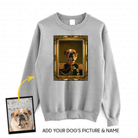 Thumbnail for Personalized Dog Gift Idea - Royal Dog's Portrait 22 For Dog Lovers - Standard Crew Neck Sweatshirt