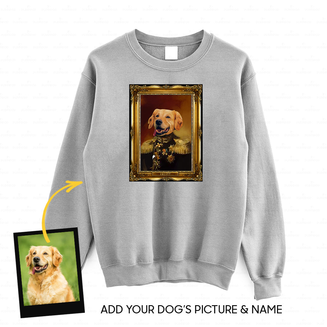 Personalized Dog Gift Idea - Royal Dog's Portrait 2 For Dog Lovers - Standard Crew Neck Sweatshirt