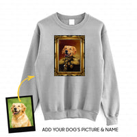 Thumbnail for Personalized Dog Gift Idea - Royal Dog's Portrait 2 For Dog Lovers - Standard Crew Neck Sweatshirt