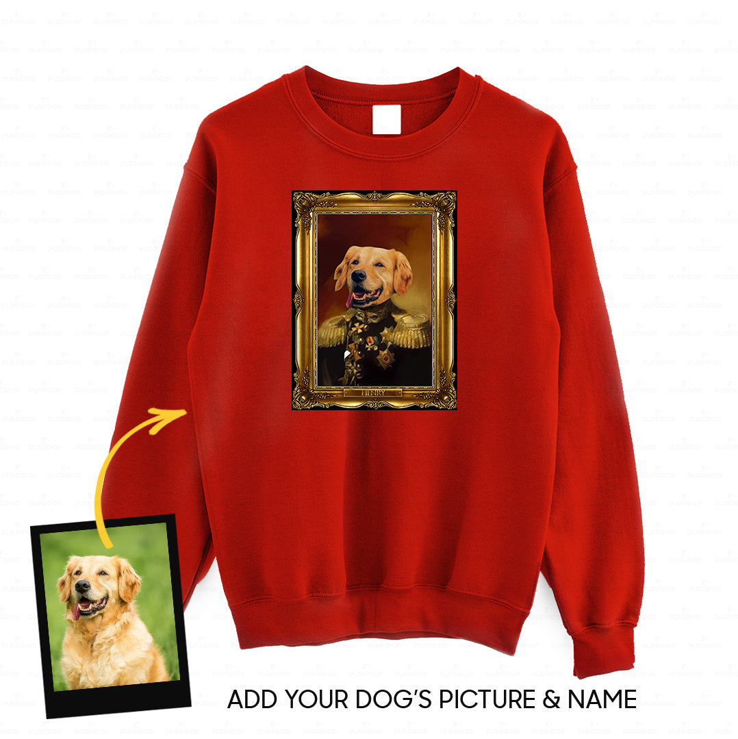 Personalized Dog Gift Idea - Royal Dog's Portrait 2 For Dog Lovers - Standard Crew Neck Sweatshirt