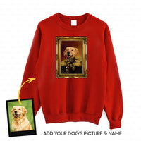 Thumbnail for Personalized Dog Gift Idea - Royal Dog's Portrait 2 For Dog Lovers - Standard Crew Neck Sweatshirt