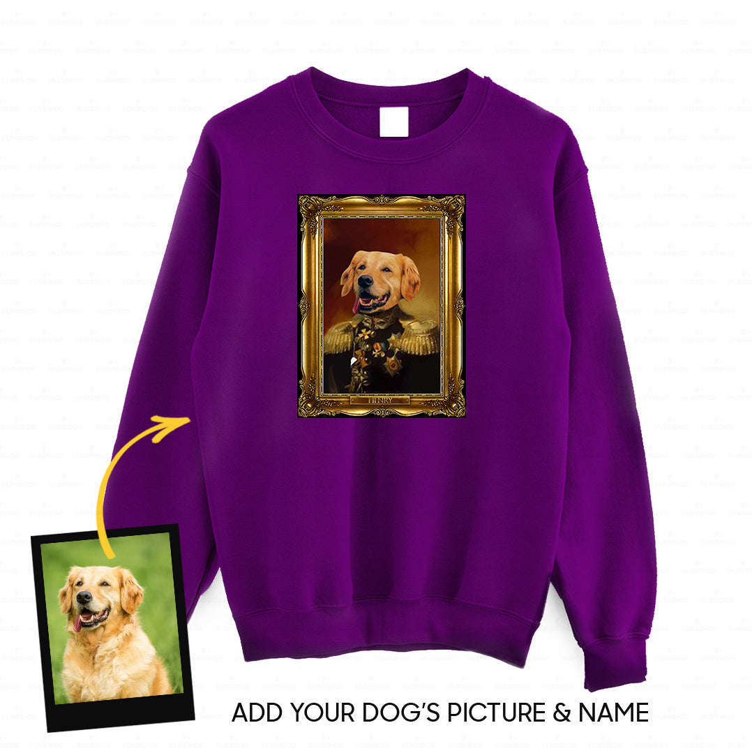 Personalized Dog Gift Idea - Royal Dog's Portrait 2 For Dog Lovers - Standard Crew Neck Sweatshirt