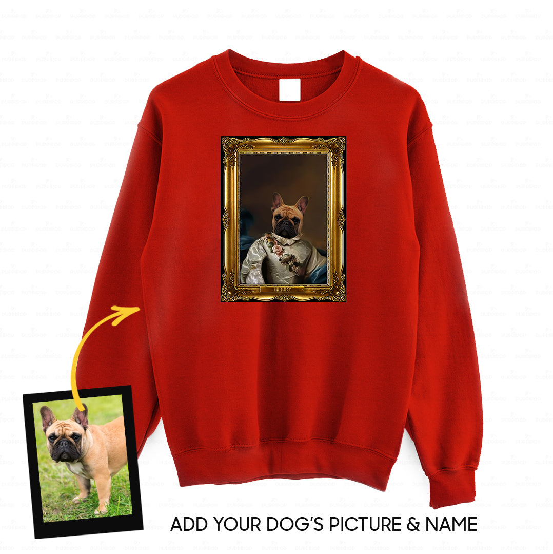 Personalized Dog Gift Idea - Royal Dog's Portrait 5 For Dog Lovers - Standard Crew Neck Sweatshirt