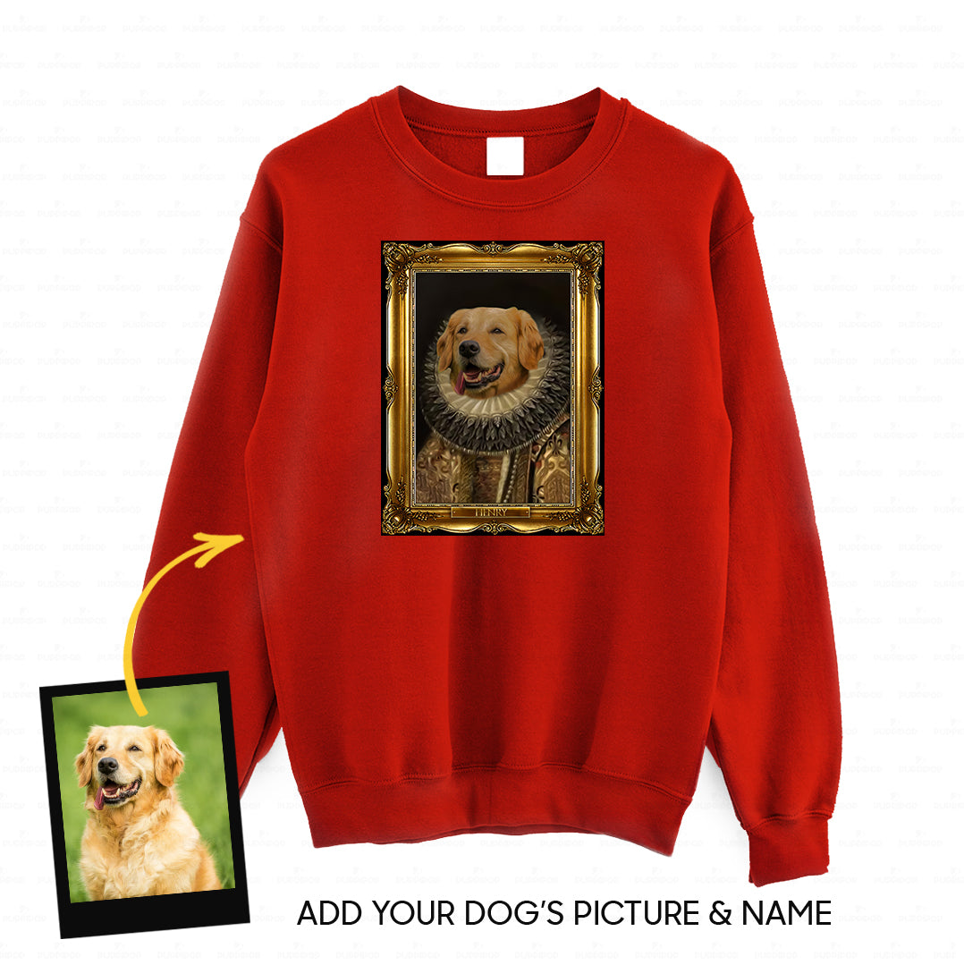 Personalized Dog Gift Idea - Royal Dog's Portrait 6 For Dog Lovers - Standard Crew Neck Sweatshirt