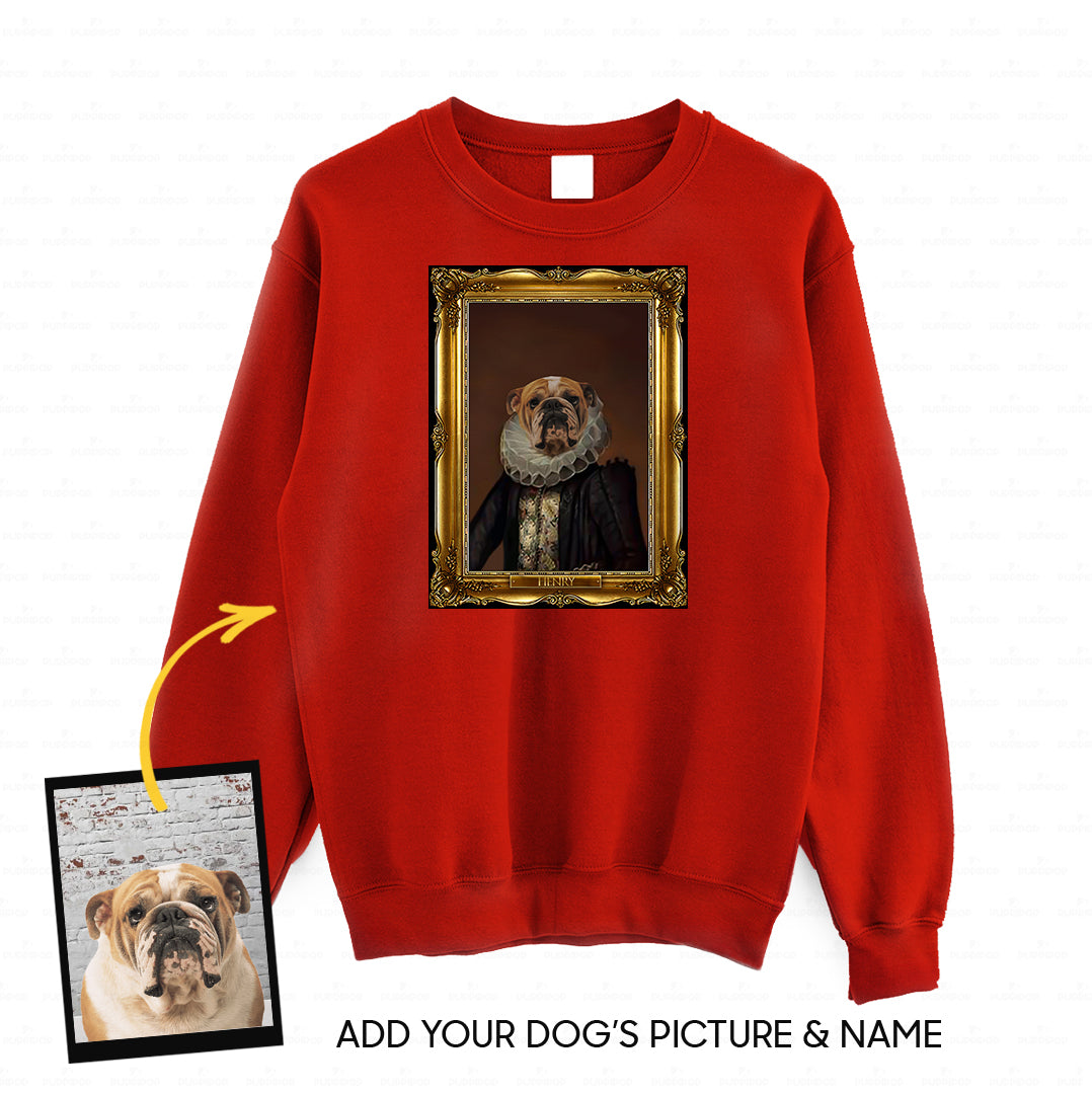 Personalized Dog Gift Idea - Royal Dog's Portrait 7 For Dog Lovers - Standard Crew Neck Sweatshirt