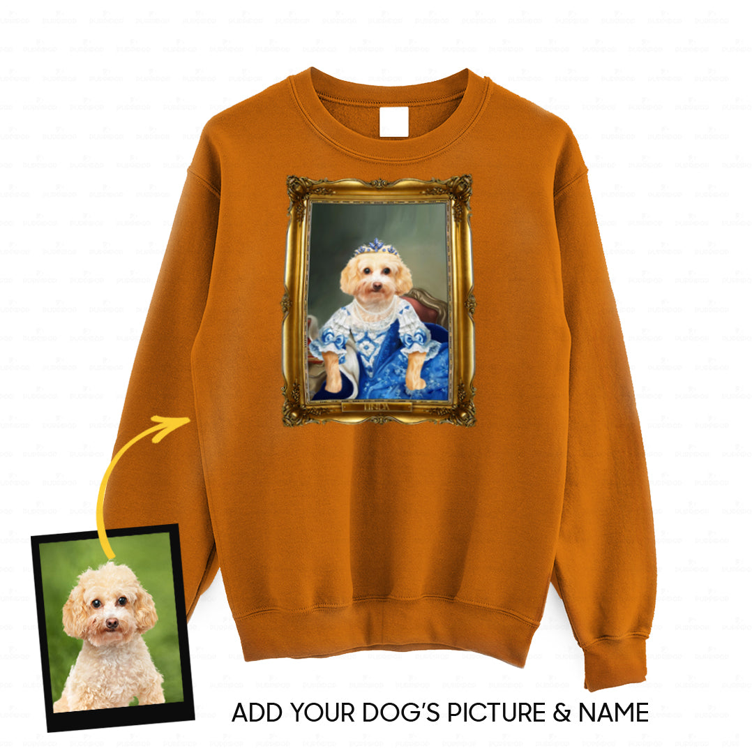 Personalized Dog Gift Idea - Royal Dog's Portrait 29 For Dog Lovers - Standard Crew Neck Sweatshirt